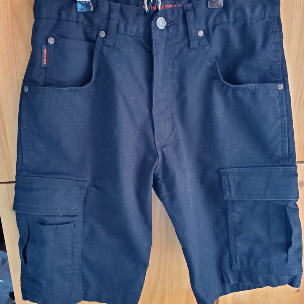 Tough Duck Men's Black Cargo Shorts Size 30